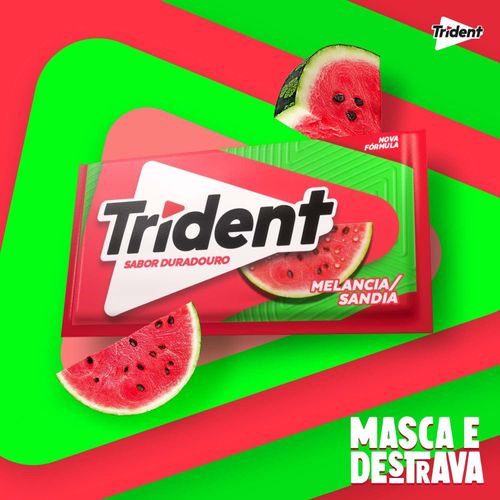 Chiclete Trident Melancia - 5 Uni