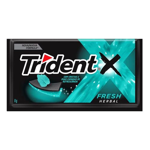 Chiclete Trident X Fresh Herbal - 5 Uni