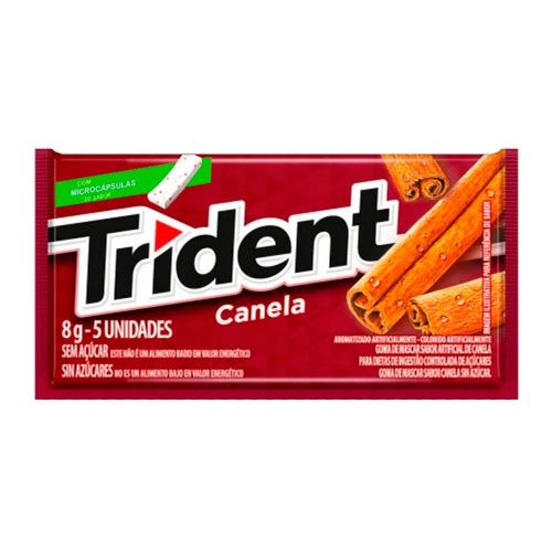 Chiclete Trident Canela - 5 Uni