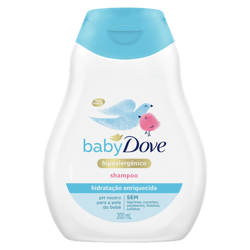 Shampoo Dove Baby Hidratação Enriquecida - 200ml