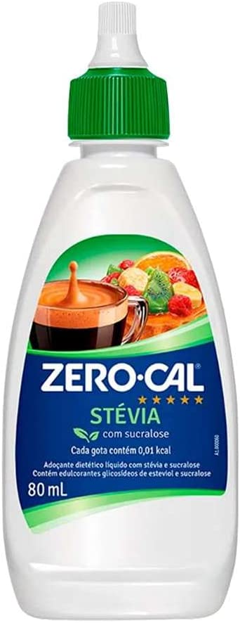 Adoçante Zero Cal Stevia Líquido - 80ml