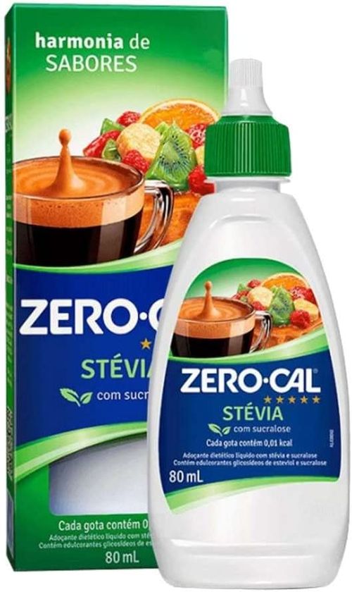 Adoçante Zero Cal Stevia Líquido - 80ml