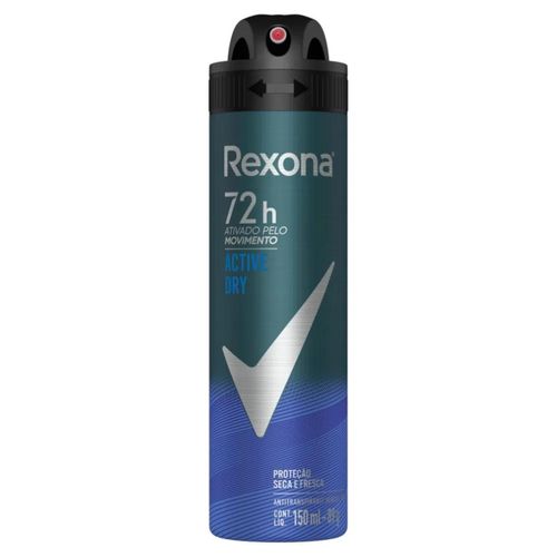 Desodorante Rexona Men Aerosol Active Dry - 90g
