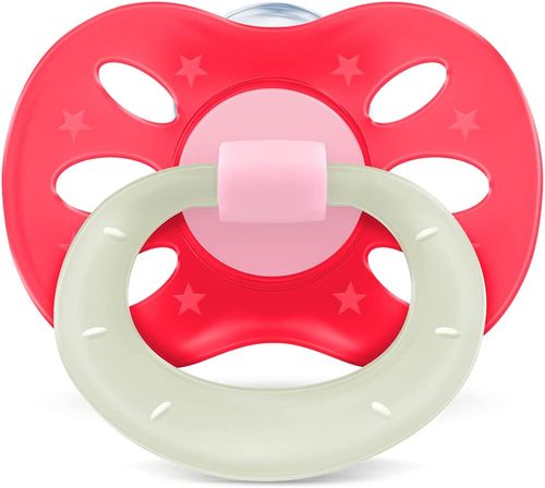Kit de Chupeta Anatômica Extra Air Dia e Noite 6+ Meses Rosa - Lillo