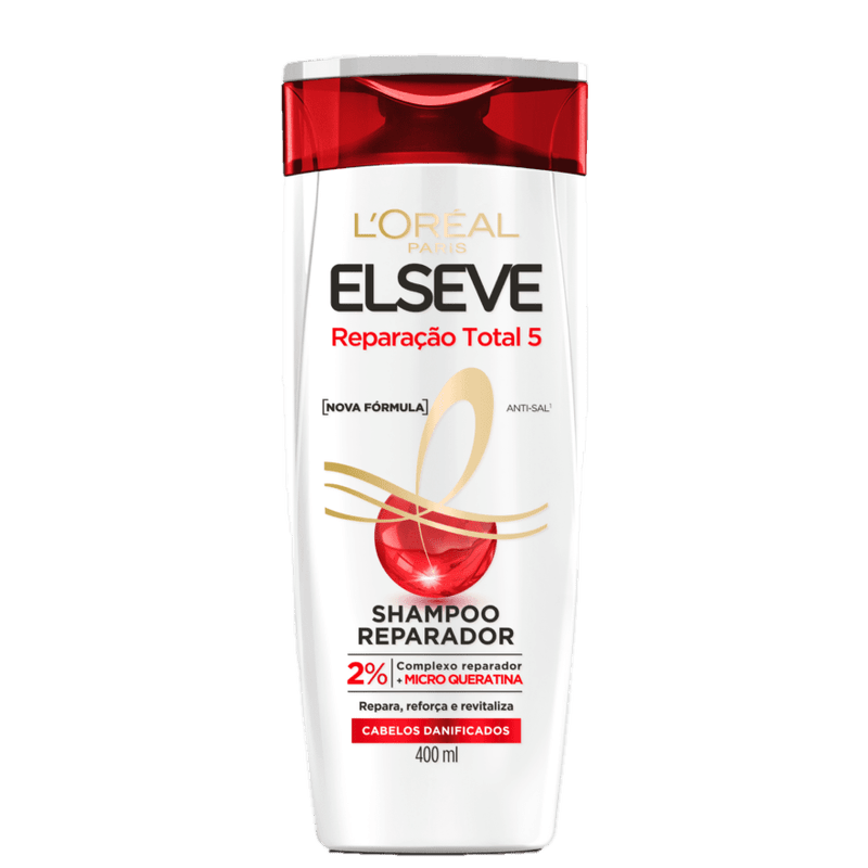 Shampoo Elseve Reparação Total 5 - 400ml