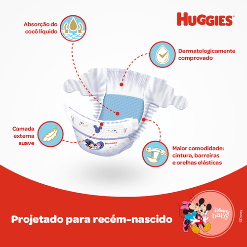 Fralda Huggies Supreme Care Tamanho P - 48 Uni
