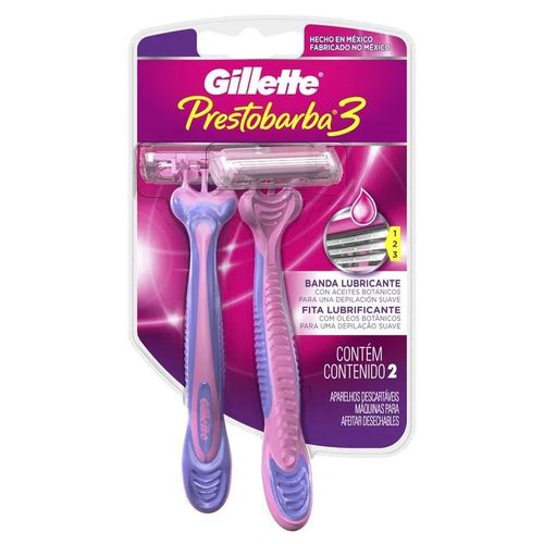 Aparelho de Depilar Gillette Feminino - 2 Uni