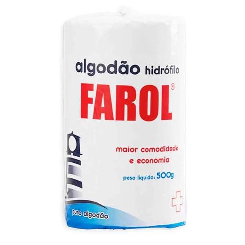 Algodão Hidrófilo Farol - 500g