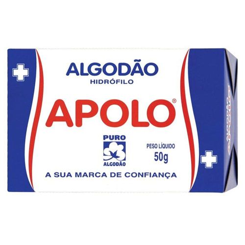 Algodão Hidrófilo Apolo - 50g