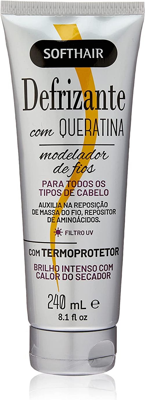 Defrizante Soft Hair Queratina - 240ml