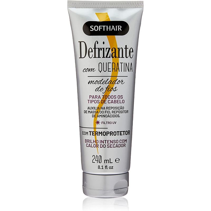 Defrizante Soft Hair Queratina - 240ml