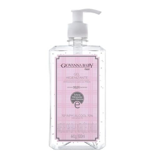 Álcool em Gel Higienizante Giovanna Baby Classic - 500ml