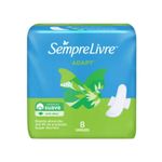 Absorvente Sempre Livre Adapt Suave Com Abas - 8 uni