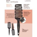 Escova de Cabelo Ventilada Flex - Lanossi