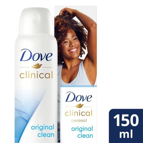 Desodorante Dove Women Aerosol Clinical Original Clean - 150ml