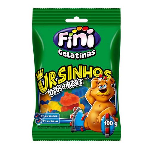 Bala Fini Gelatina Ursinhos - 90g