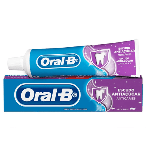 Creme Dental Oral-B Escudo Antiaçucar - 70g