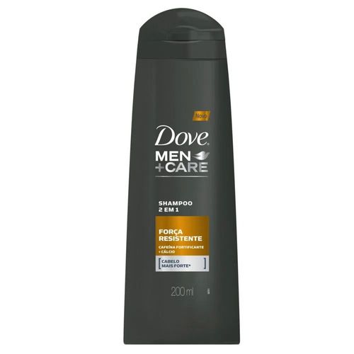 Shampoo Dove Men Care 2 em 1 Força Resistente - 200ml