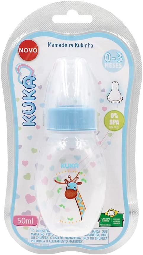 Mamadeira Kukinha Azul - 50ml