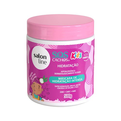 Máscara de Hidratação Intensa SOS Cachos Kids - Salon Line 500g