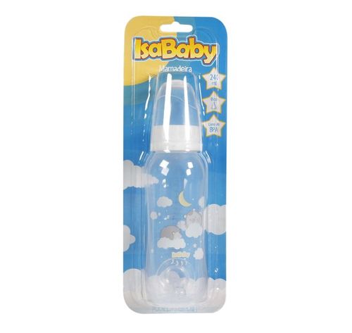 Mamadeira IsaBaby Clássica Sonhos Bico de Silicone - 240ml