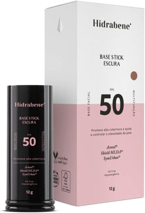 Base Stick Hidrabene Escura - FPS 50