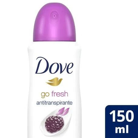 Desodorante Dove Women Aerosol Go Fresh Amora e Flor de Lótus - 150ml