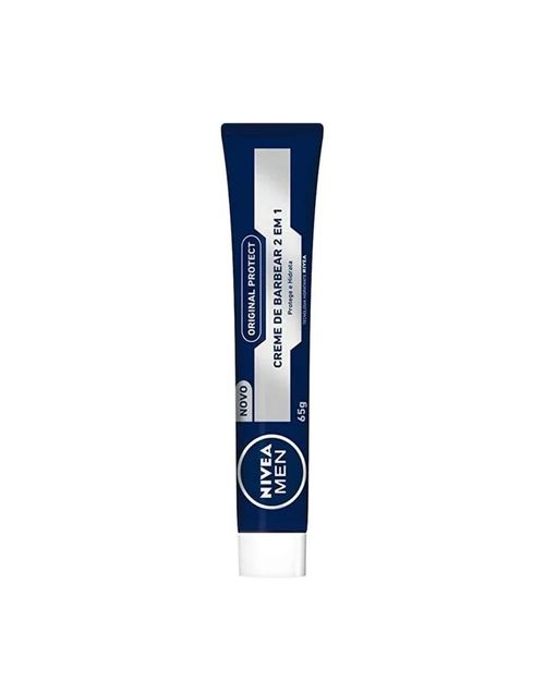 Creme de Barbear Nivea Men 2 em 1 Original Protect - 65g