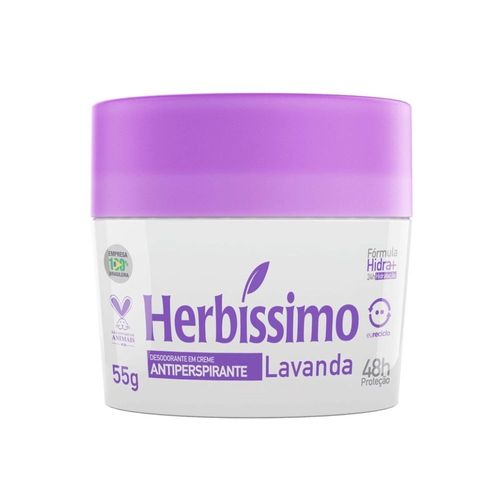 Desodorante Herbíssimo Creme Lavanda - 55g