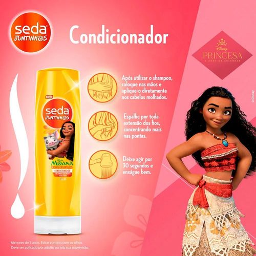 Condicionador Seda Infantil Moana Cachos Encantados - 300ml