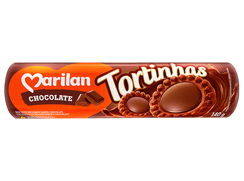 Biscoito Marilan Tortinhas - Sabor Chocolate