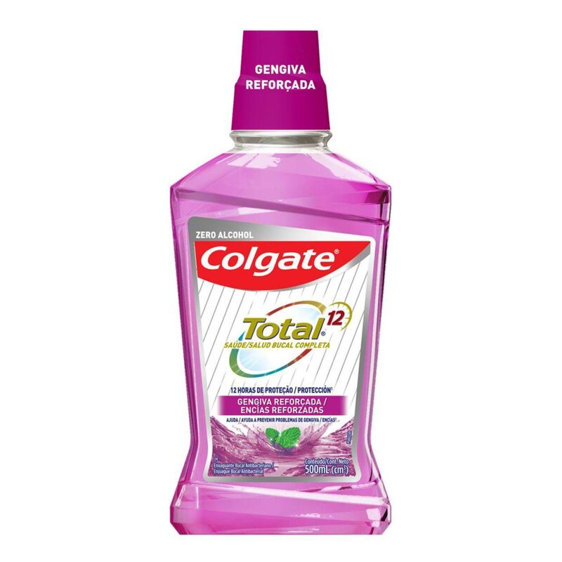 Enxaguante Bucal Colgate Total 12 Gengiva Reforçada - 500ml