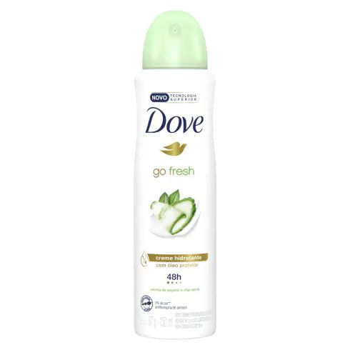 Desodorante Dove Women Aerosol Go Fresh Pepino e Chá Verde - 150ml