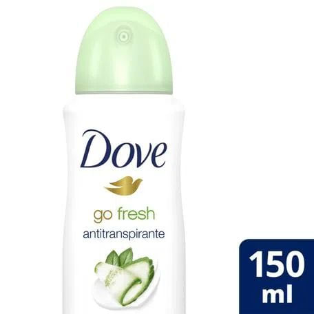 Desodorante Dove Women Aerosol Go Fresh Pepino e Chá Verde - 150ml