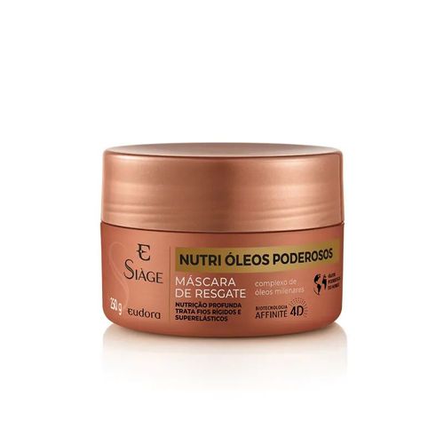 Máscara Siàge Nutri Óleos Poderosos - Eudora 250g