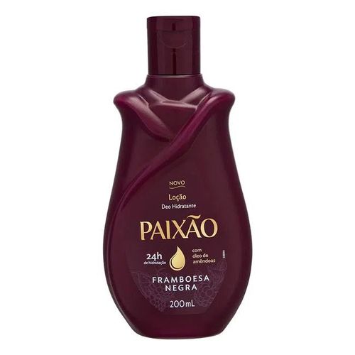 Hidratante Corporal Paixão Framboesa Negra - 200ml