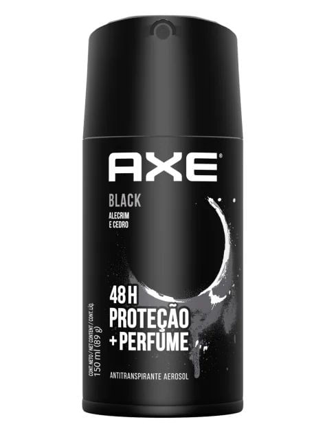 Desodorante Axe Black Aerosol Masculino - 150ml