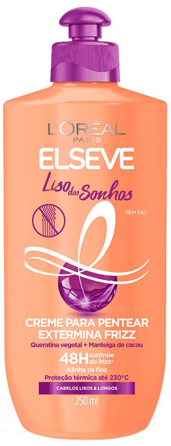 Creme de Pentear Elseve Liso dos Sonhos - 250ml