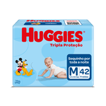 Fralda Huggies Tripla Proteção Tamanho M - 42 Uni