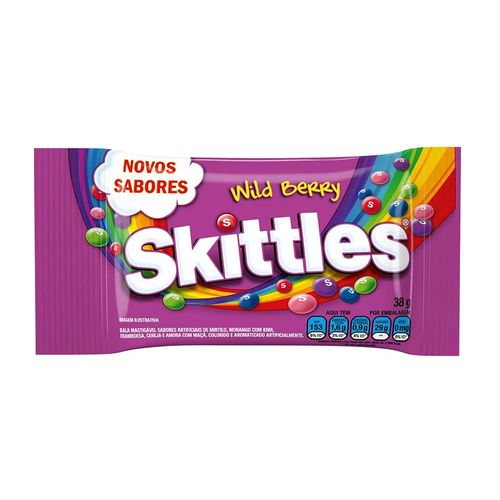 Confeito Skittles Wild Berry - 38g