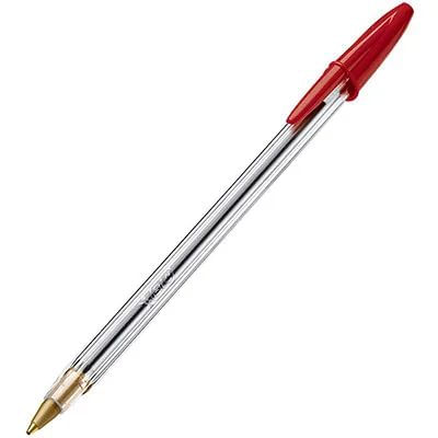 Caneta Bic Cristal Vermelha - Unidade