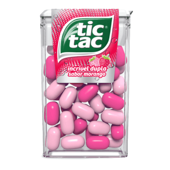 Pastilha Tic Tac Morango Doce e Azedo - 16g