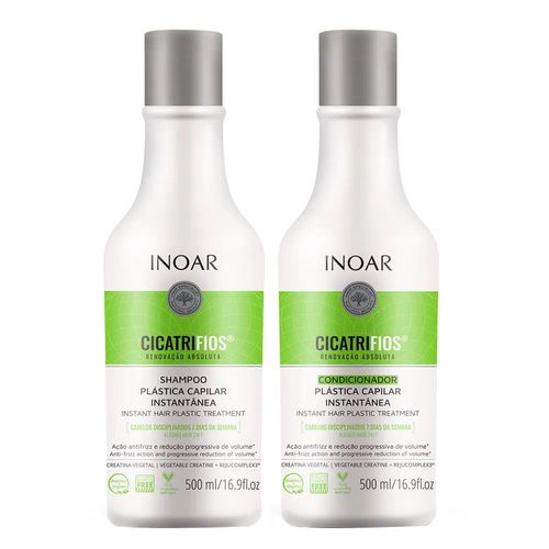 Kit Shampoo e Condicionador CicatriFios - Inoar 500ml