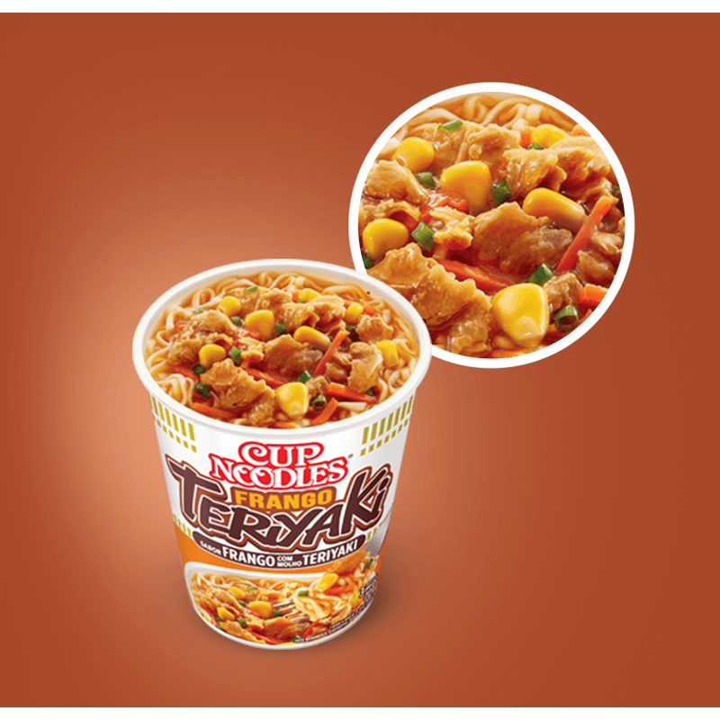 Macarrão Instantâneo Frango com Molho Teriyaki Cup Noodles - 70g