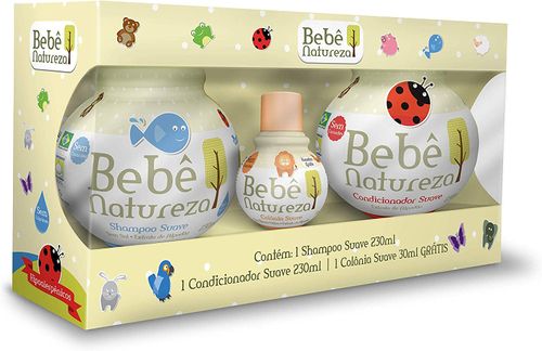 Kit Shampoo + Condicionador + Colônia - Bebê Natureza