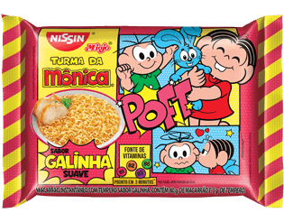 Macarrão Instantâneo Nissin Turma da Mônica Galinha Suave - 85g