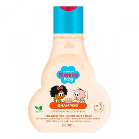 Shampoo Turma Da Mônica Baby Cacheados - 200ml