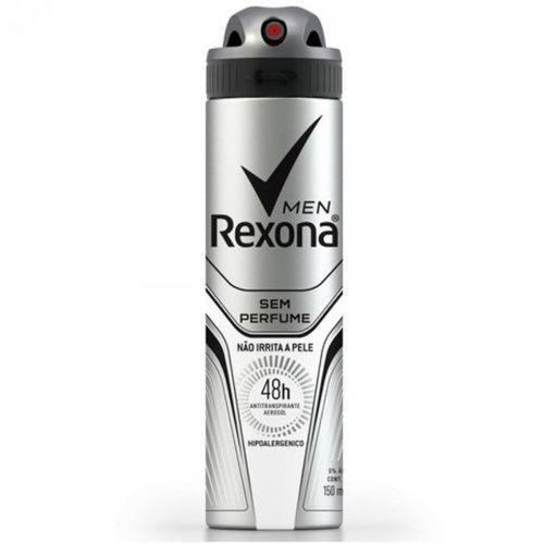 Desodorante Rexona Men Aerosol Sem Perfume - 150ml
