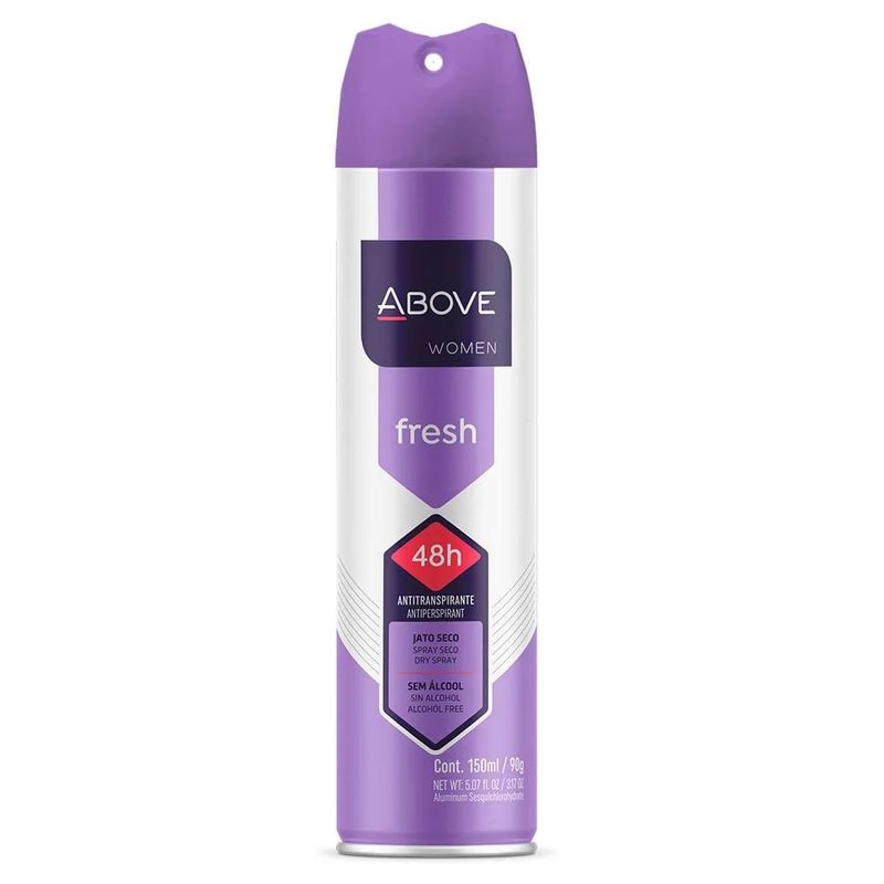 Desodorante Above Aerosol Women Fresh - 150ml