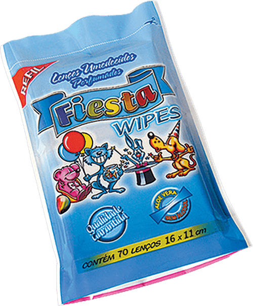 Lenços Umedecidos Fiesta Refil - 70 Uni